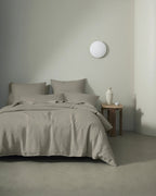 Ravello Quilt Cover - Pebble