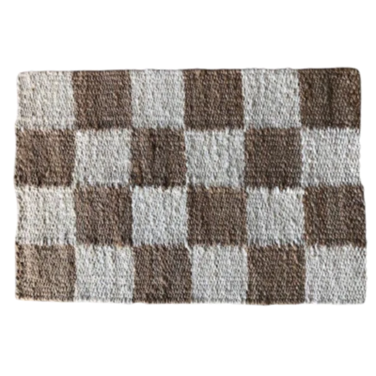 Jute Mat Natural Checker – Home Love & Mette K