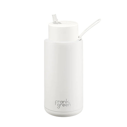 Frank Green Ceramic Reusable Bottle 34oz Straw Lid