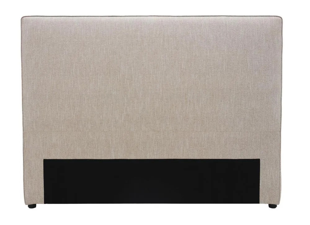 Piped Edge Headboard | Taupe Double/Queen - Preorder