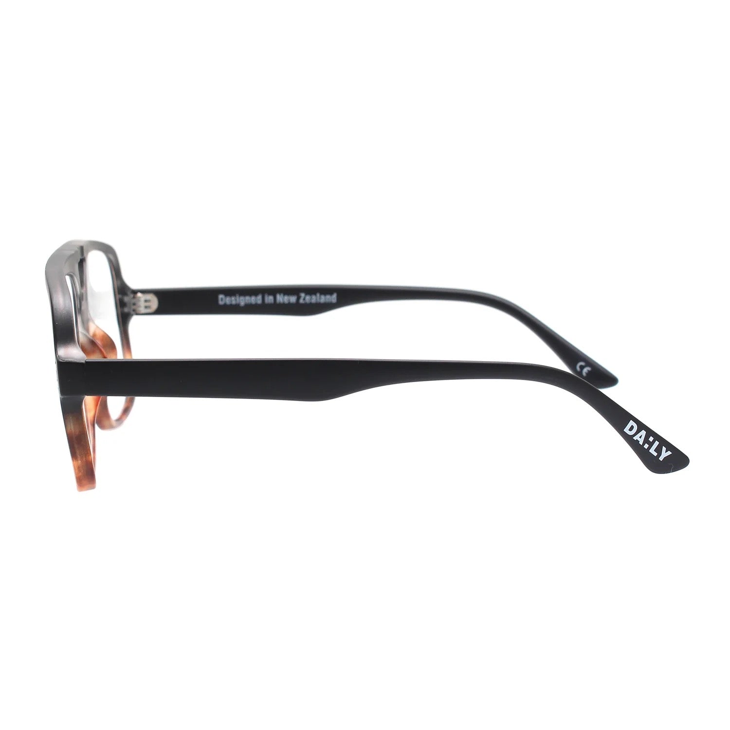 Daily Eyewear 12pm Black to Tort