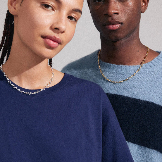 Penelope Recycled Necklace - Gold Plated