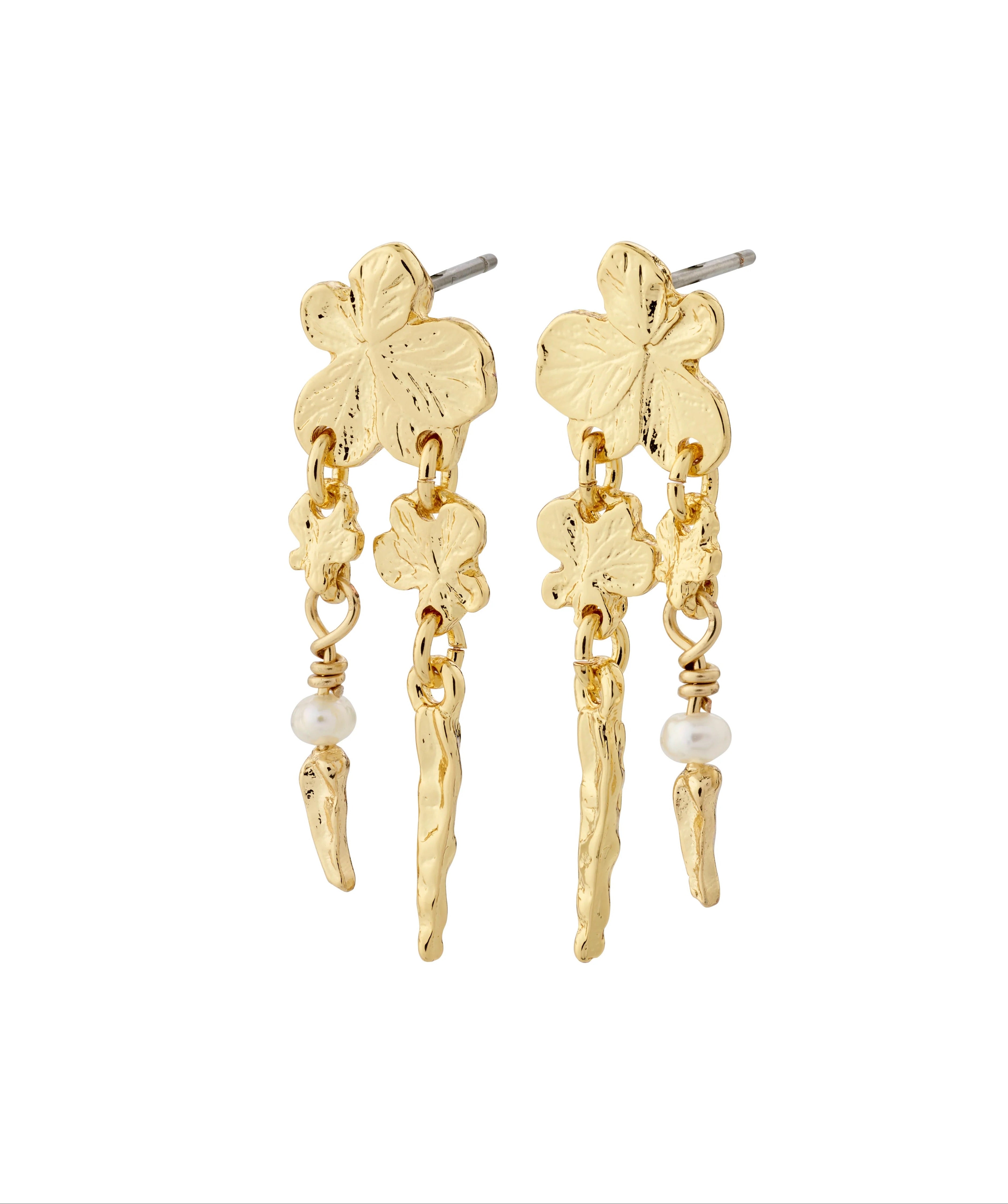 Zhuri Recycled Earrings - Gold Plated