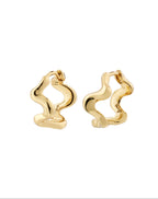 Penelope Recycled Earrings - Gold Plated