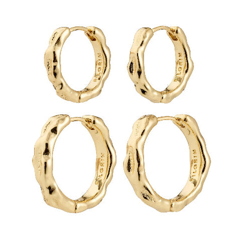 Darby Earrings 2 n 1 Set - Gold plated