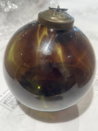 Hanging Glass Ball - Dark Tort - Small