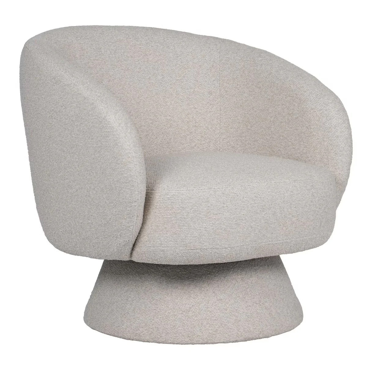 Swivel accent chair - Eggshell