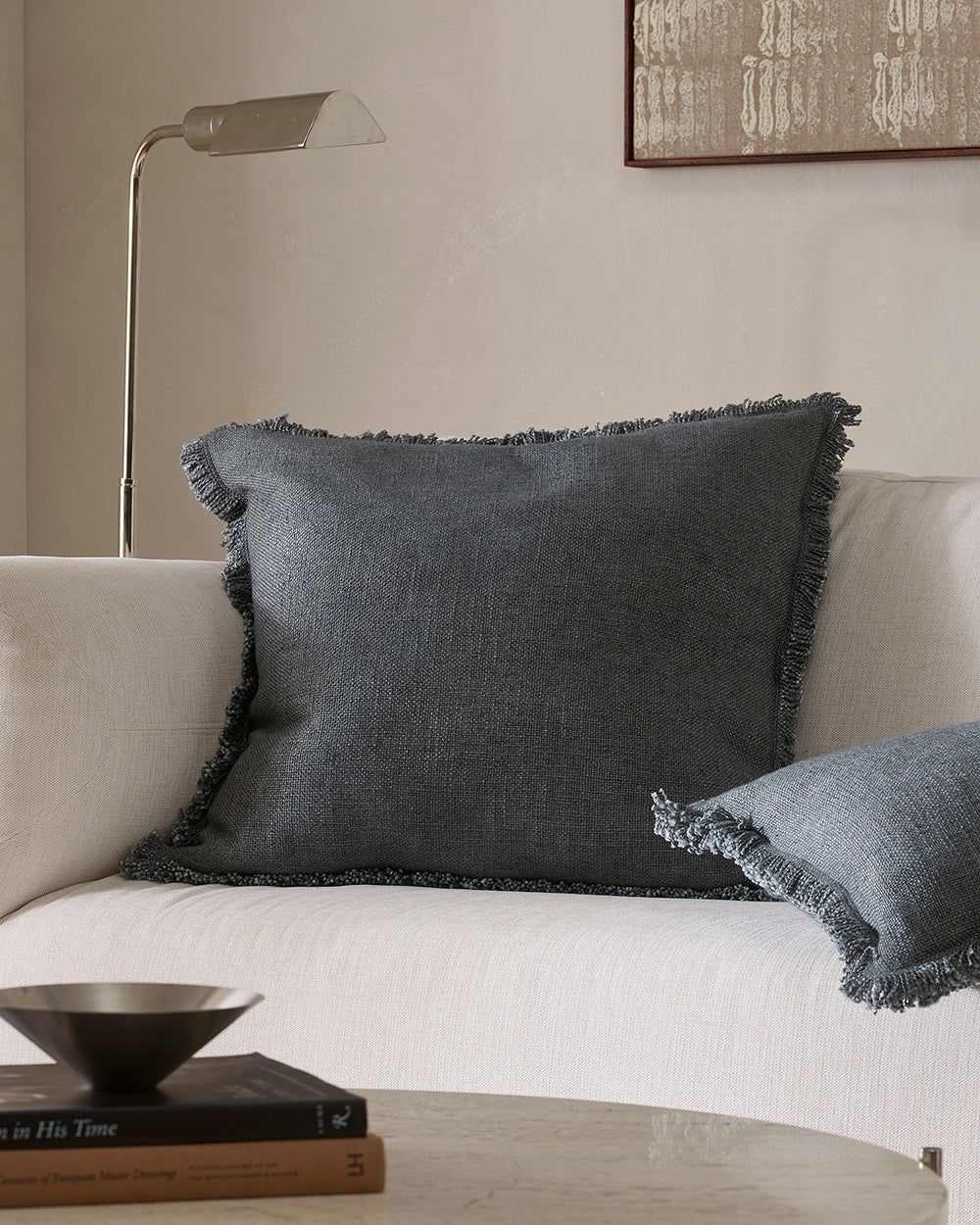 Dover Cushion - Slate 55x55cm