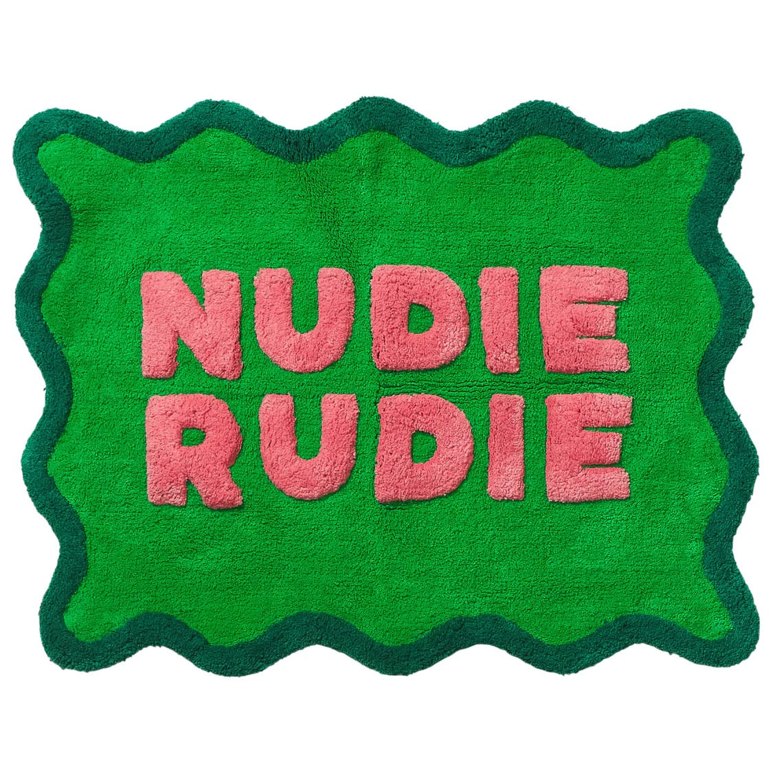 Sage and Clare - Amalie Nudie Bath Mat - Spring Green