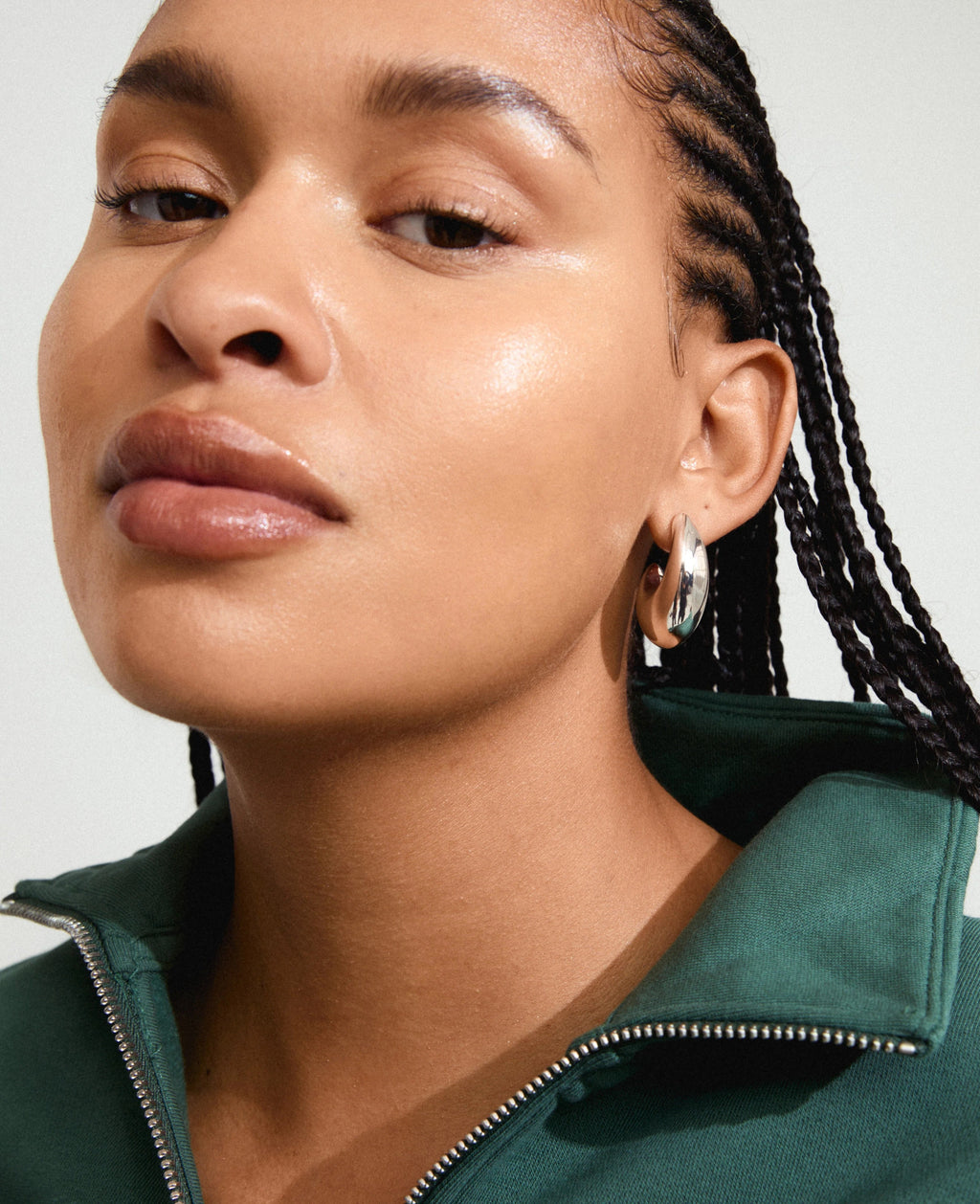Rory Recycled Earrings  - Silver Plated