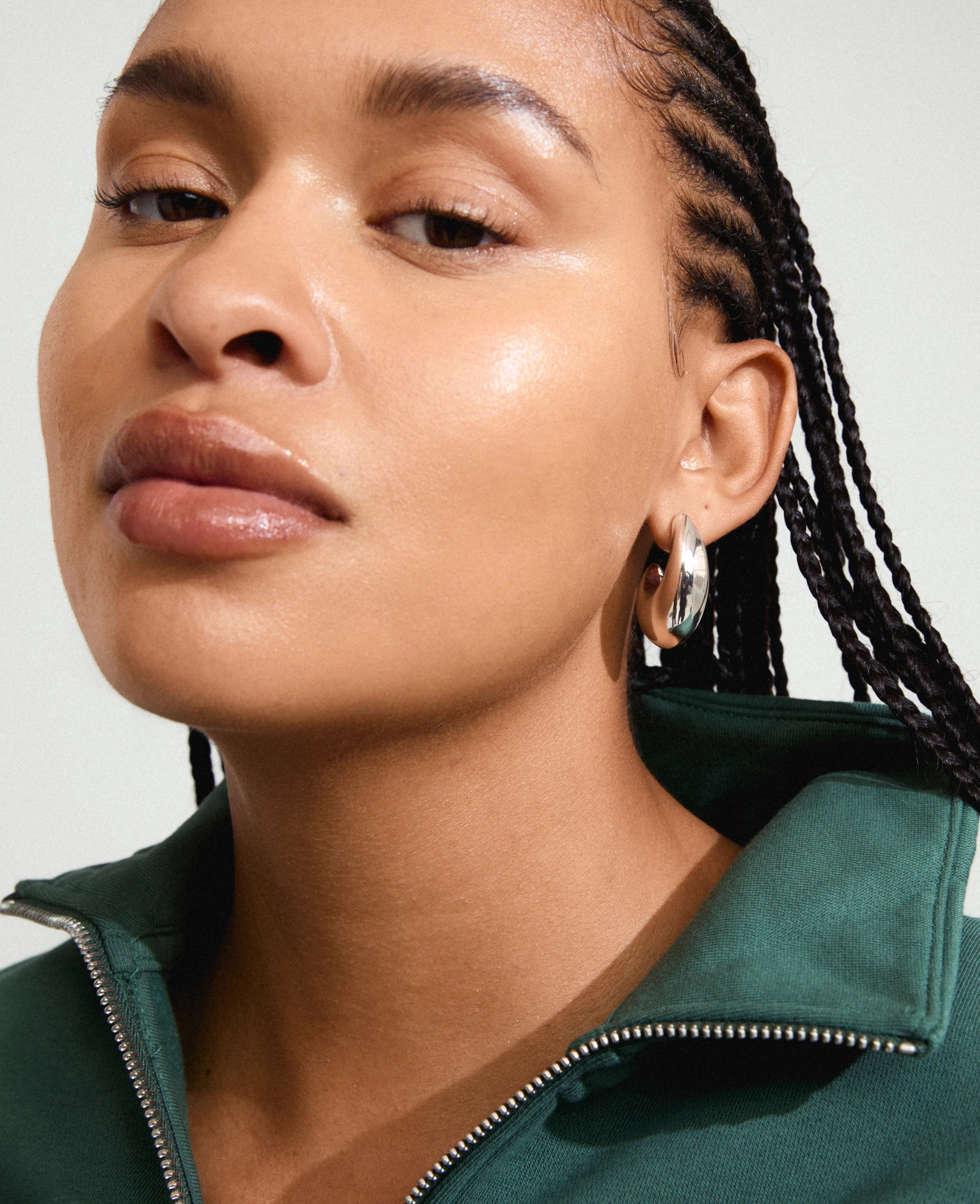 Rory Recycled Earrings  - Silver Plated