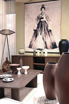 Hanging Paper Scroll Art - Lady Grace