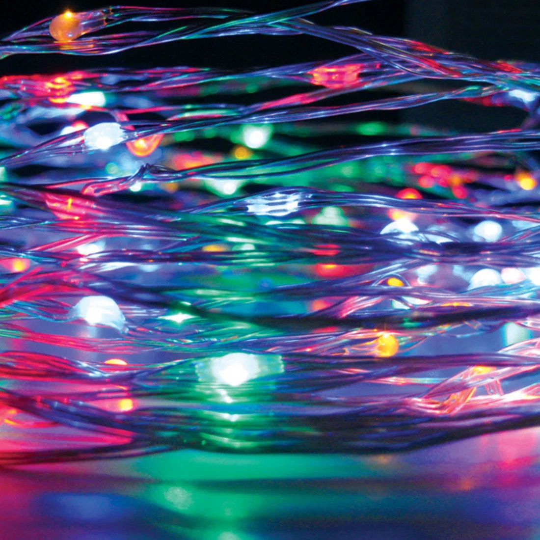 20m Plug In Seed Lights -Rainbow