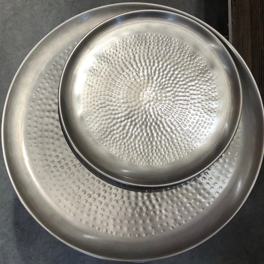 Small Hammered Metal Tray