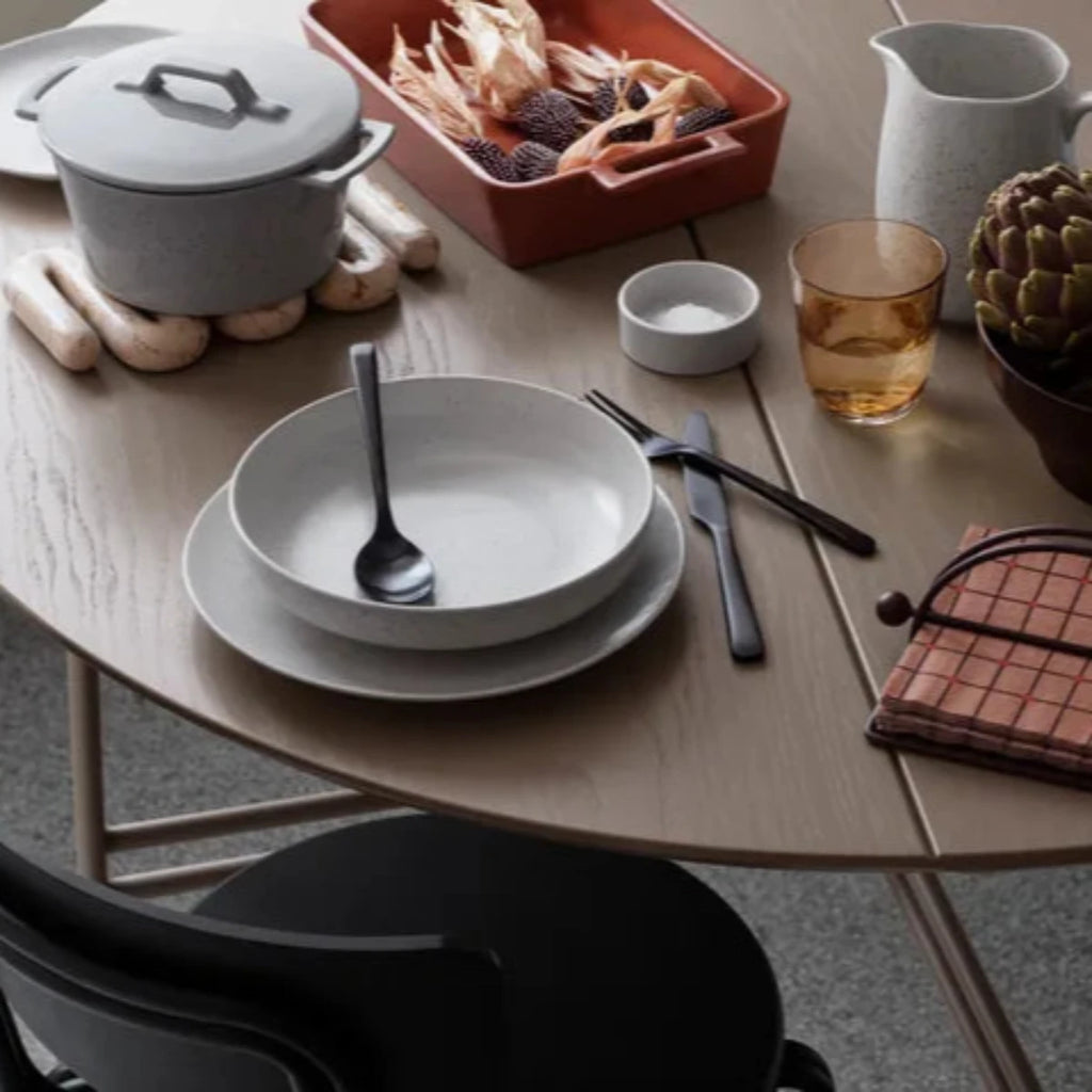 BROSTE Nordic Vanilla Small Low Bowl - cereal
