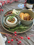 Magnolia Lane Chip & Cracker Bowl Green