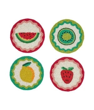 Beaded Coasters S/4 - 2 Styles