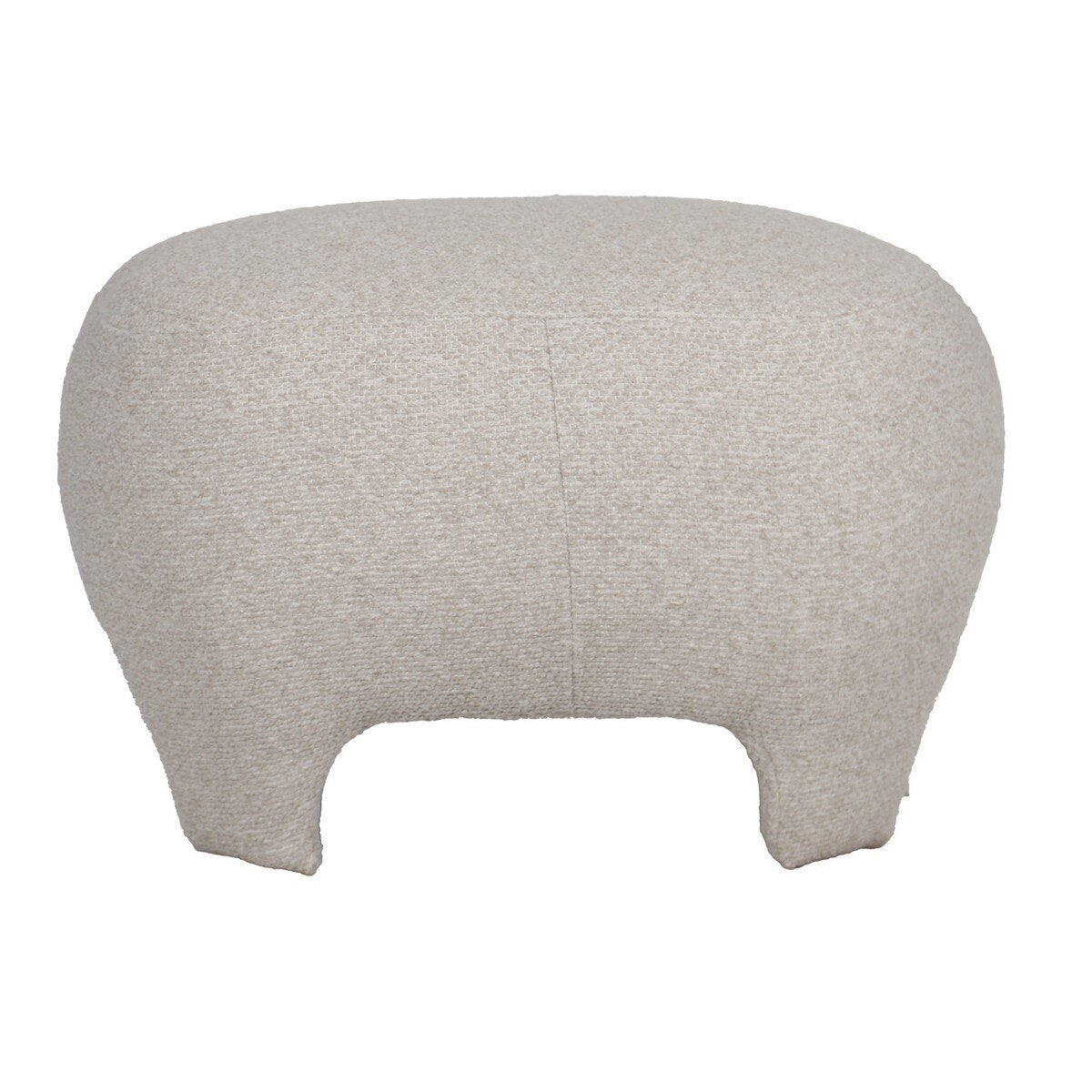 Elly Ottoman - Eggshell