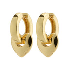 Iokaste Recycled Chunky Hoops - Gold Plated