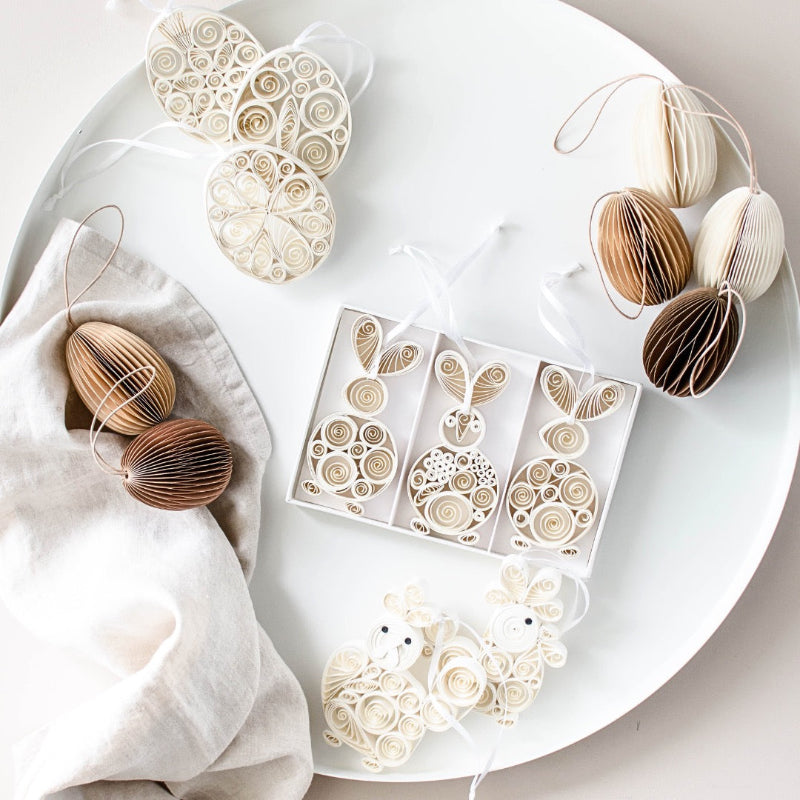 Quiling Trio Bunny 10cm 3pc set