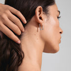 Feel Recycled Earrings - Silver Plated