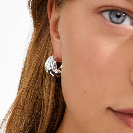 Johnnie Earrings - Silver Plated