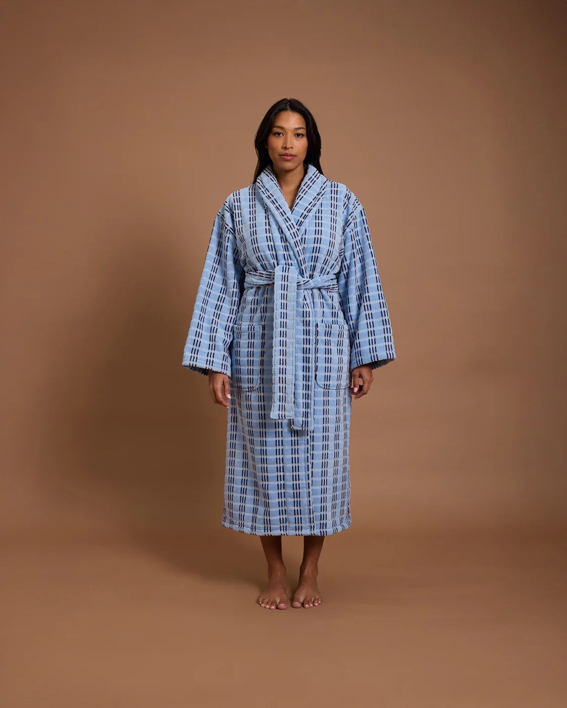 Velour Bath Robe - Horizon