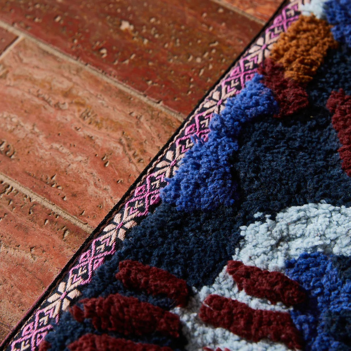 Sage and Clare Eliza Bath Mat - Rosewood