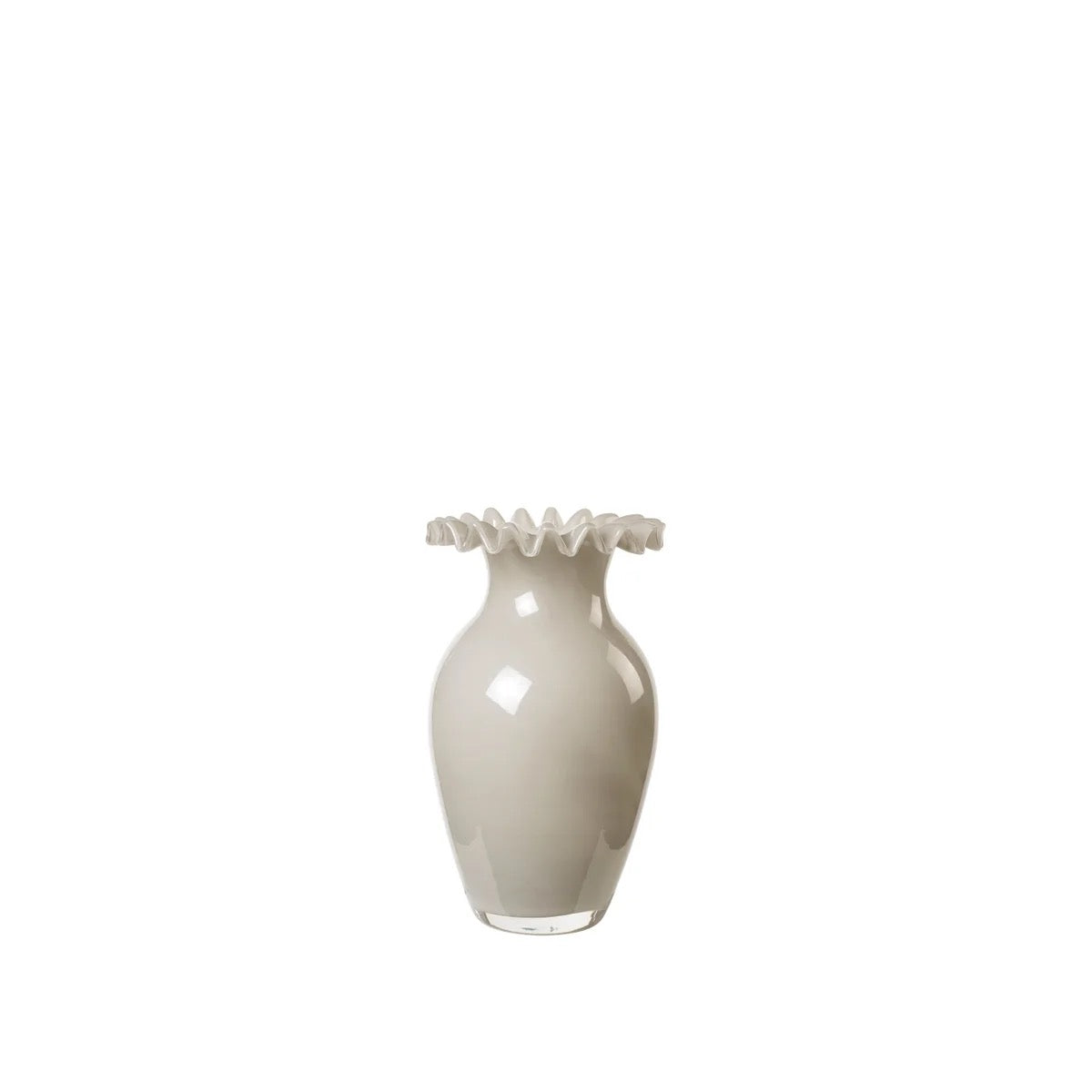 Broste Vase Jasmin Short - Taupe Warm Grey