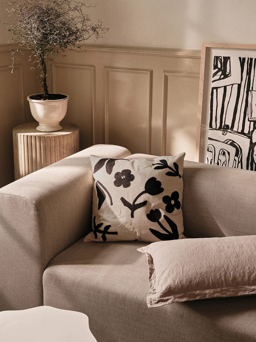 Broste Cushion Rosita - Black/Natural (Copy)