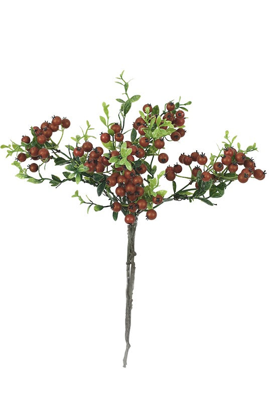 Berry Cluster Stem 41cm Red