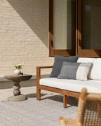 Piper Cushion - Steel Blue