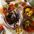 Sage and Clare Anise Tea Towels - Azure