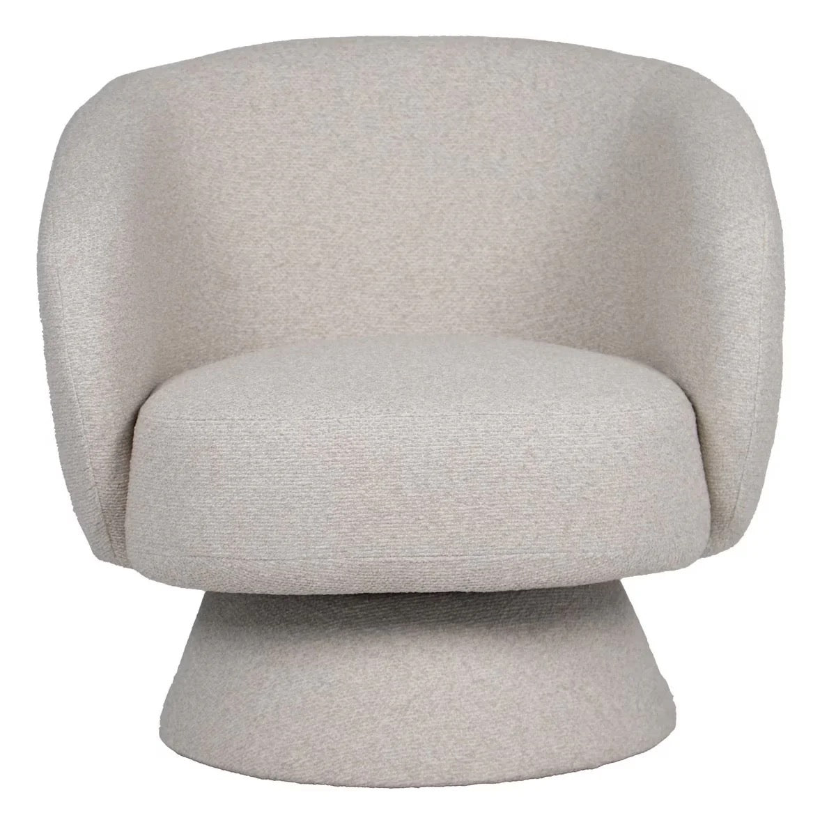 Swivel accent chair - Eggshell