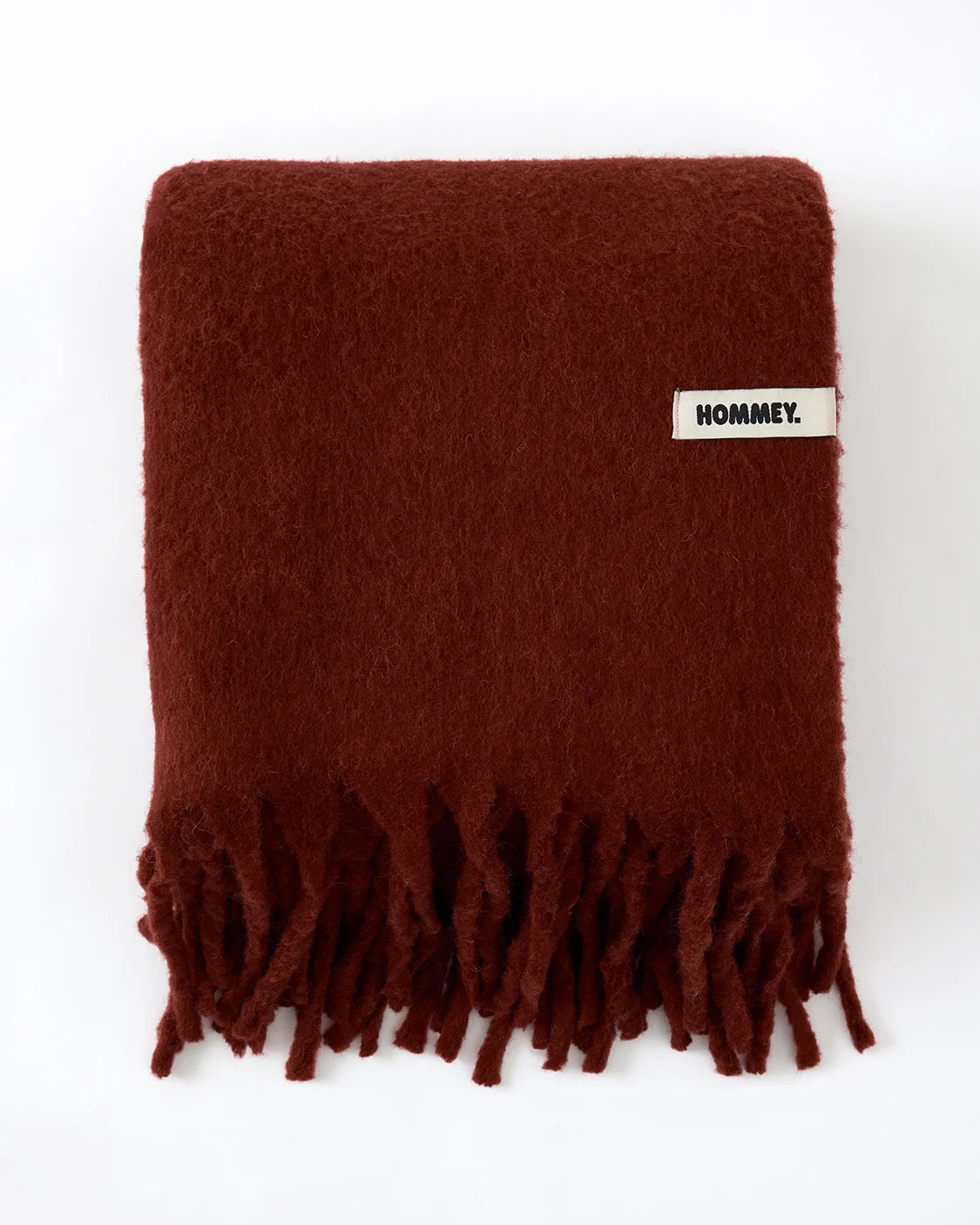 Hommey Merino Alpaca Throw - Merlot