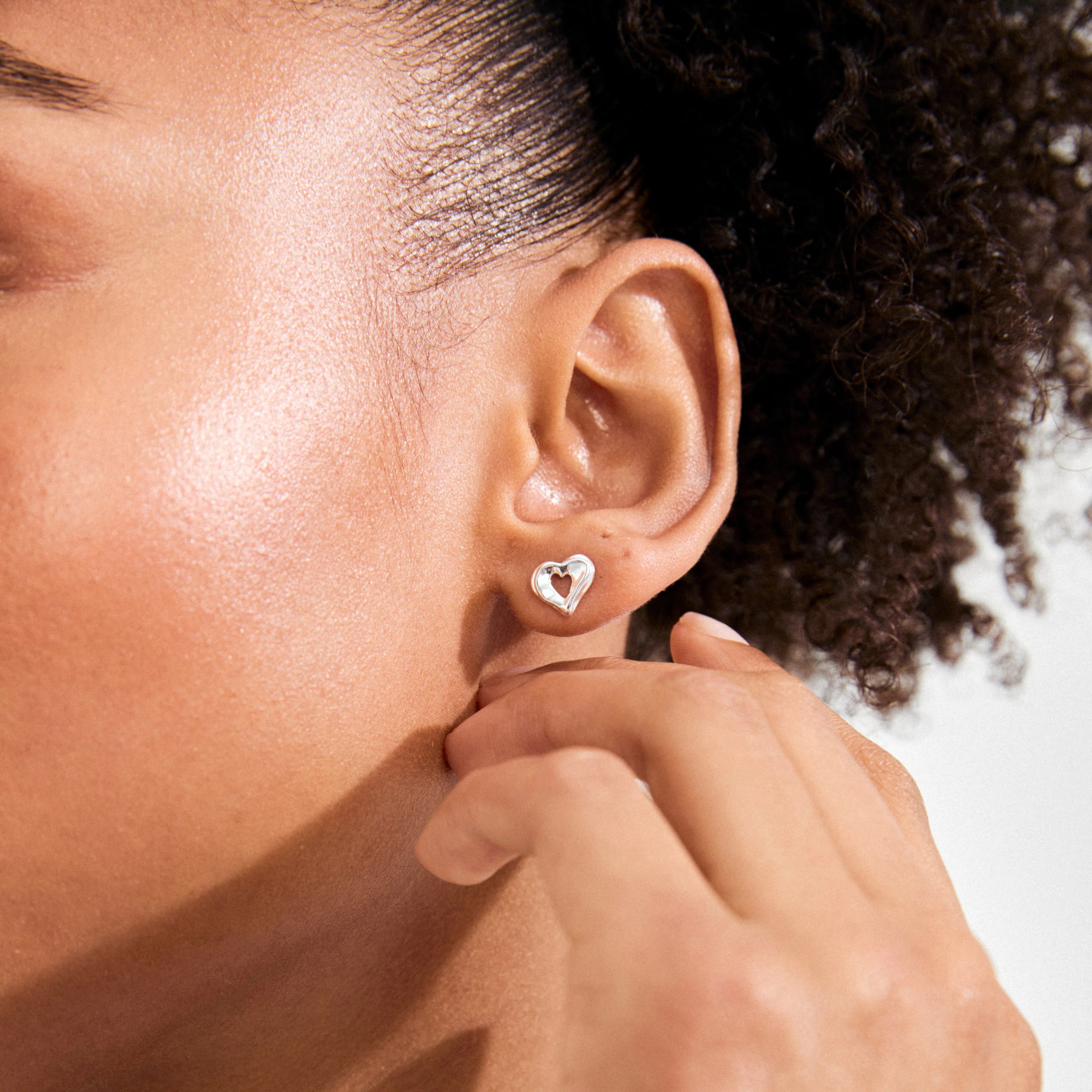 Iris Earrings - Silver Plated