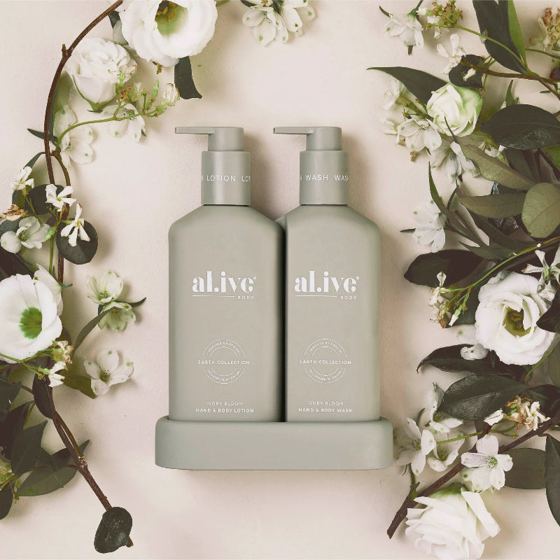 Alive Body Compact Bathroom Duo - Ivory Bloom