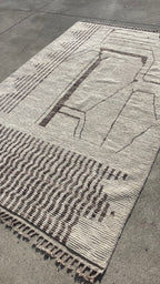 Handknotted Rug Moroccan Style Rug