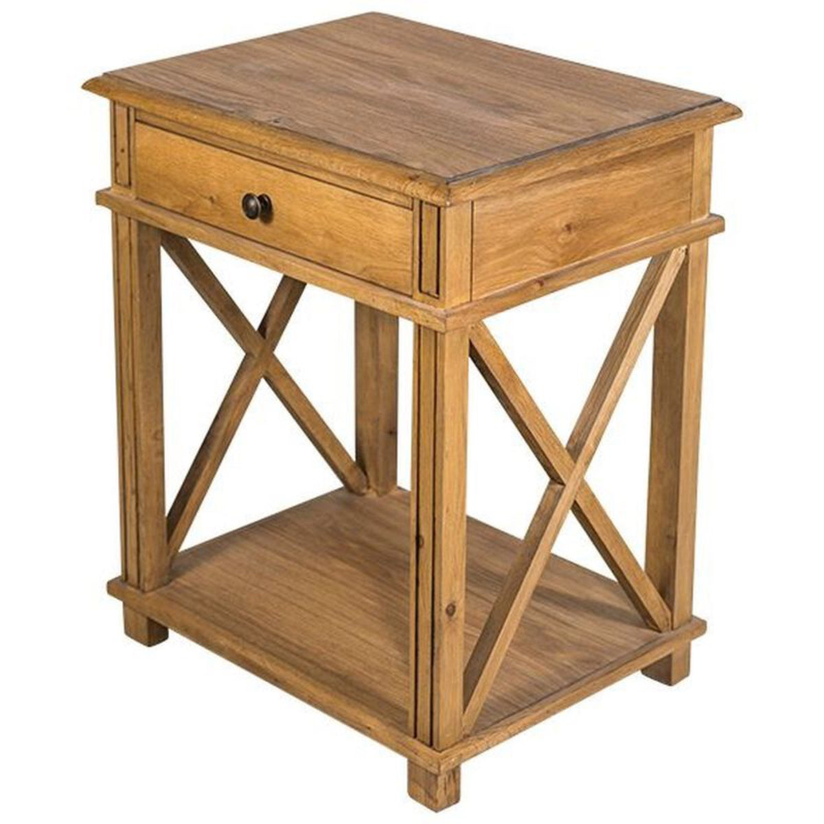 Villa Oak Bedside Table