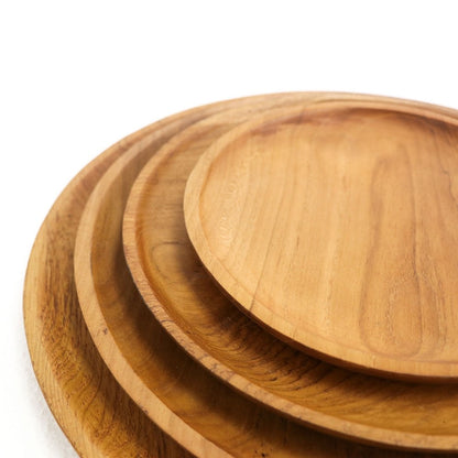 Teak Plate Large