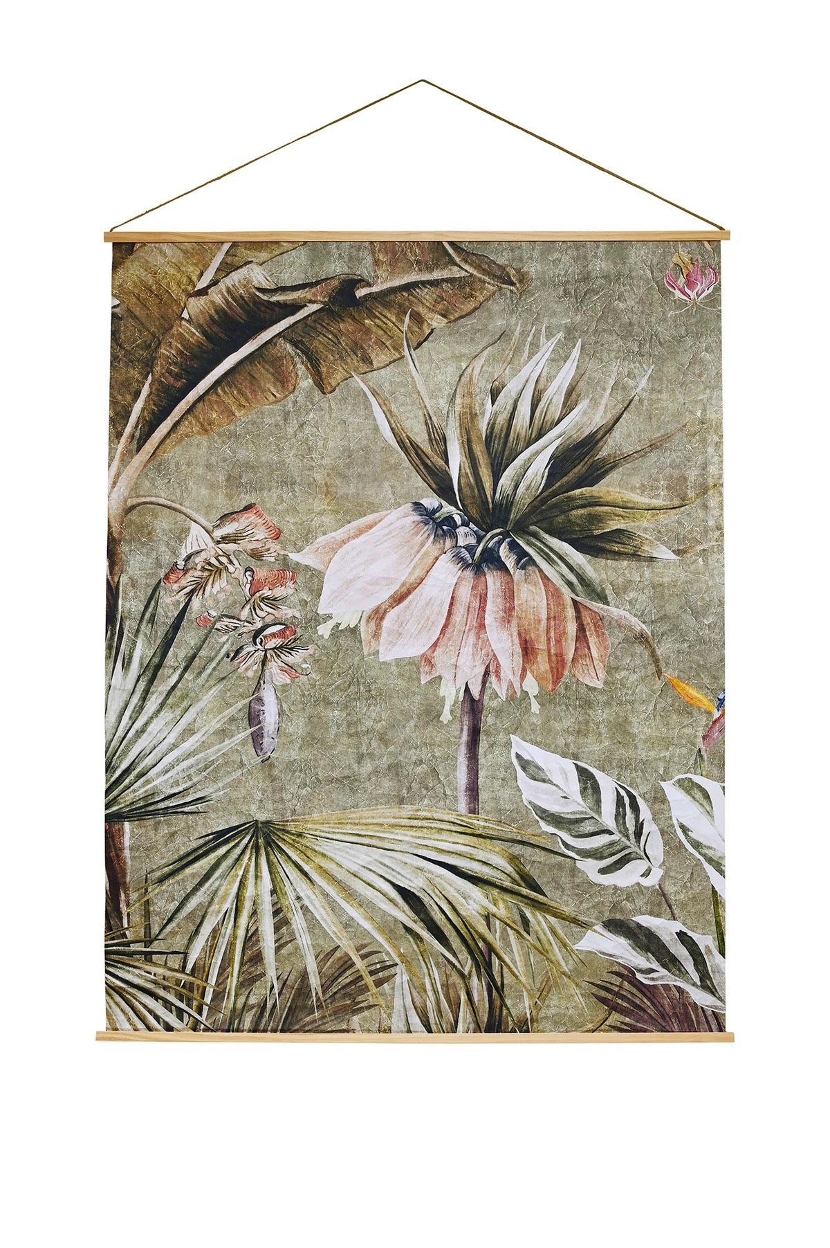 Hanging Paper Scroll Art - Blooming Eden