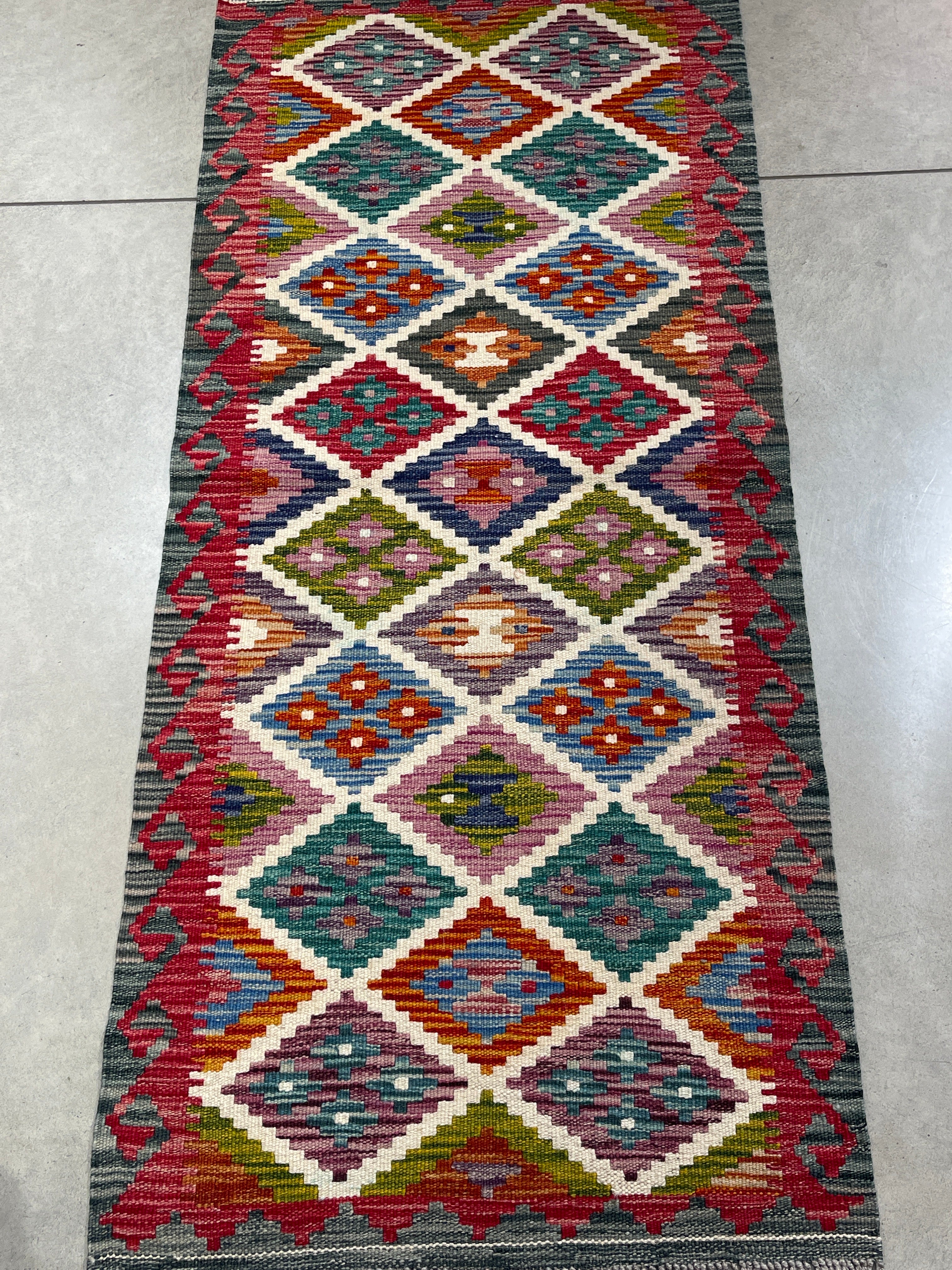 Vintage Handwoven Rug 157x66cm - piece 1203