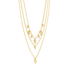 Jules Recycled Necklace - Gold Plated