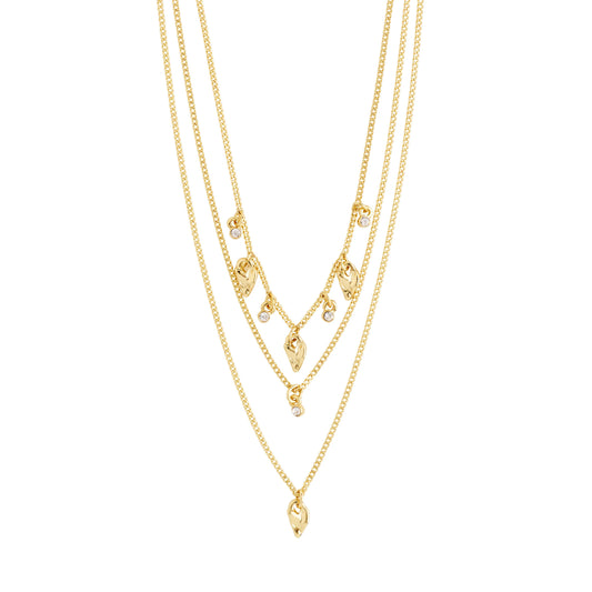 Jules Recycled Necklace - Gold Plated