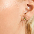 Sense Stud Earrings - Gold plated