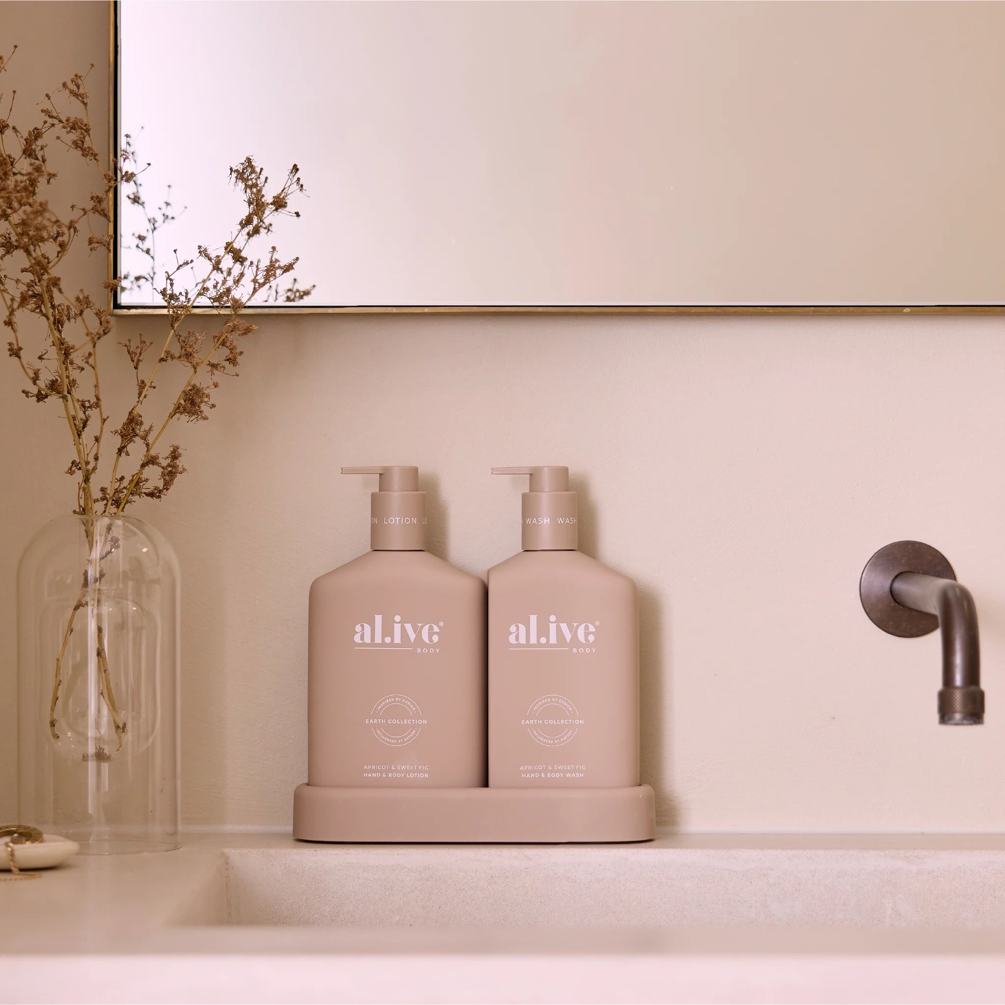 Al.ive Wash & Lotion Duo - Sweet Fig & Apricot