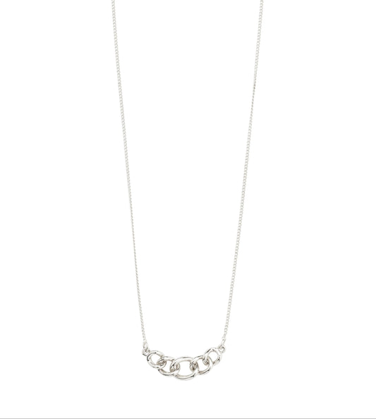 Wrenley Recycled Necklace - Silver Plated