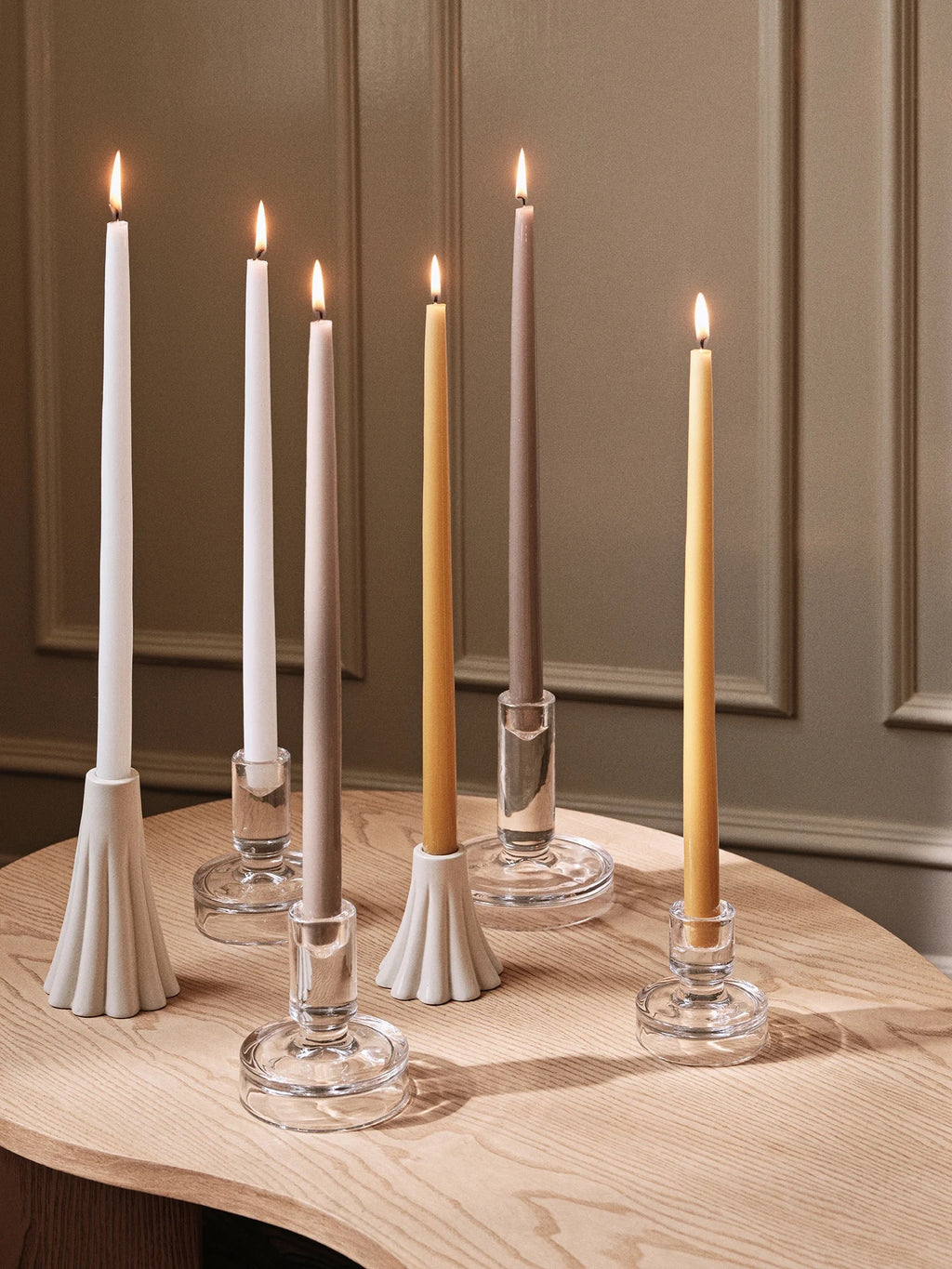 Broste Candleholder Heli Large Cream