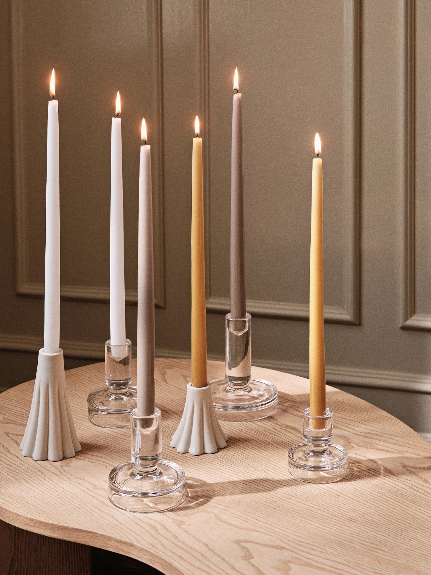 Broste Candleholder Heli Large Cream