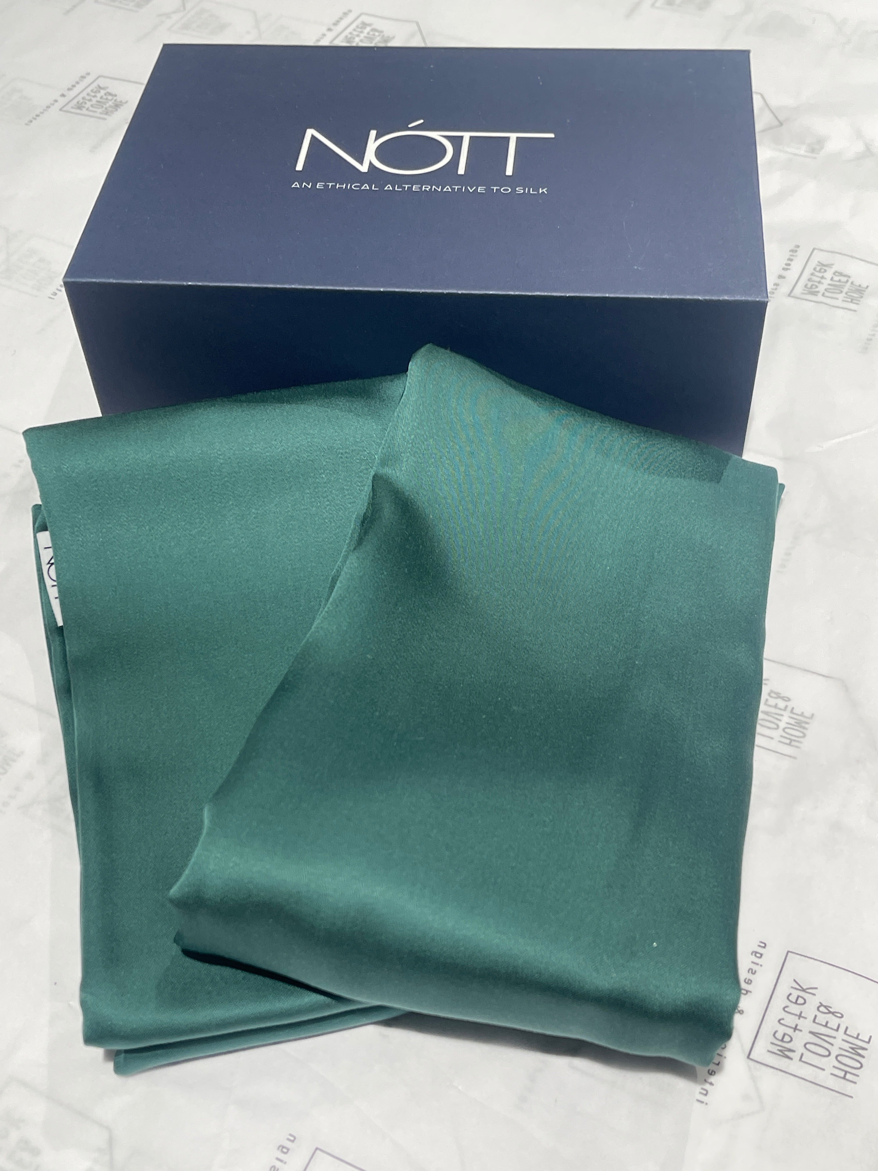 Nott Twin Pack Emerald Green Pillowcase